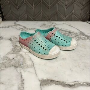 ADD ON FOR $13 Native ombre-like glitter shoes 11c- Zara H&M‎
